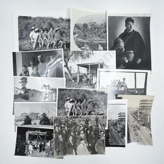 20 B/W Photographic Prints incl. NZ Subjects with other assorted