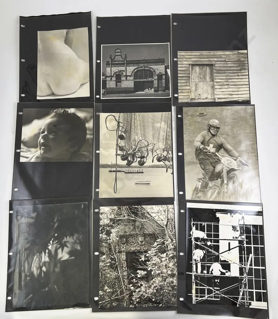 Series of Numbered 1-14 Studio and Landscape Studies with Various Photographic Prints Image 1++