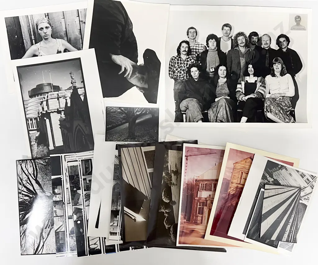 Series of Numbered 1-14 Studio and Landscape Studies with Various Photographic Prints Image 1++
