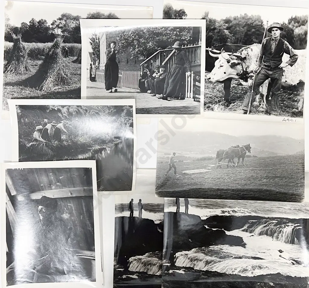 Twelve B/W Photographic Prints incl. Farm Subjects Image 1++
