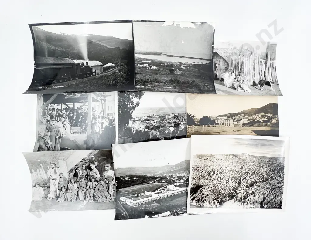 30 B/W Photographic Prints incl. Burton Bros. Reproduced Prints Image 1++