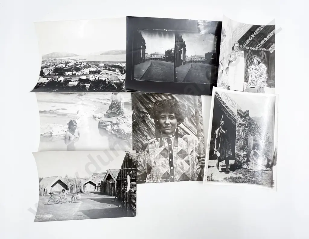 30 B/W Photographic Prints incl. Burton Bros. Reproduced Prints Image 1++
