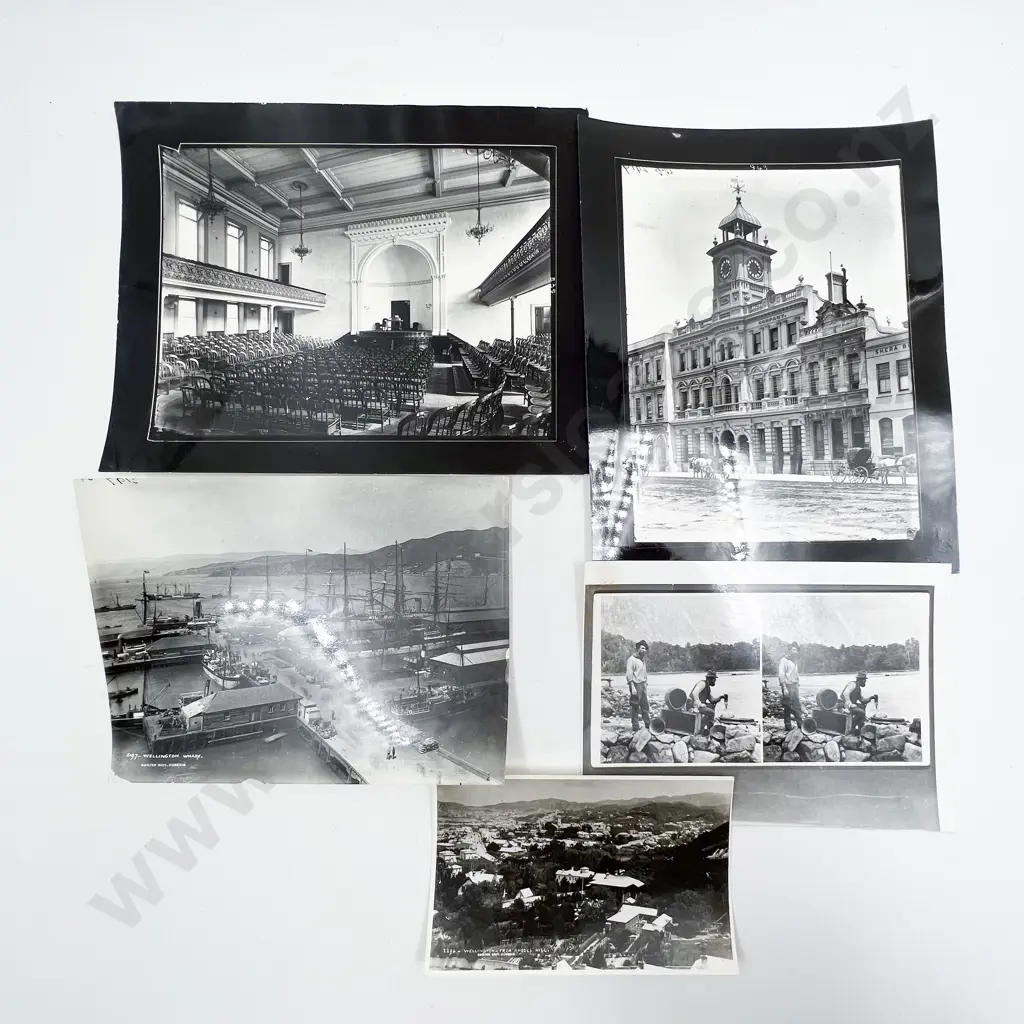 30 B/W Photographic Prints incl. Burton Bros. Reproduced Prints Image 1++