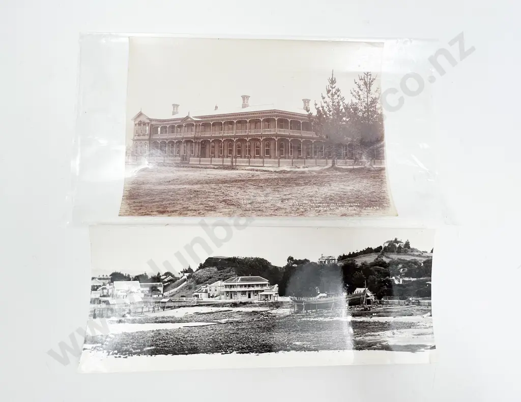 35 B/W Photographic Prints incl. Burton Bros. NZ Subject Image 1++