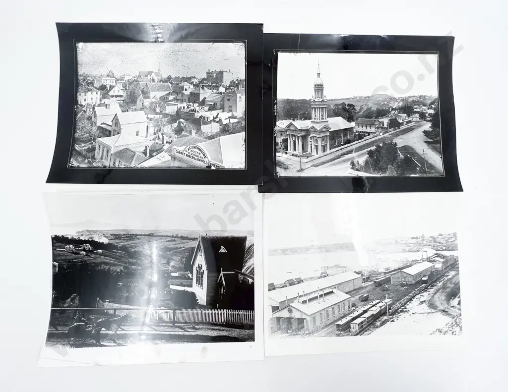 35 B/W Photographic Prints incl. Burton Bros. NZ Subject Image 1++