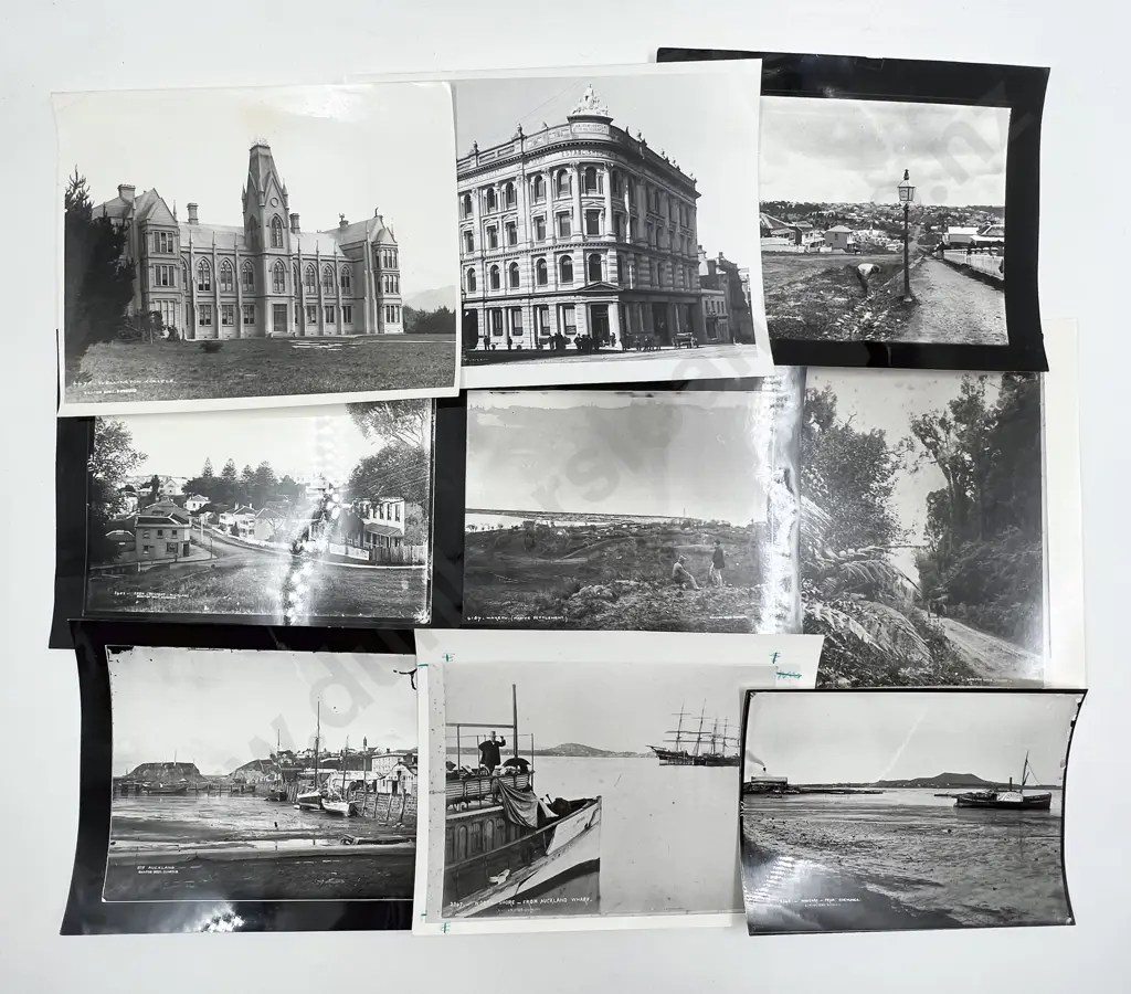 35 B/W Photographic Prints incl. Burton Bros. NZ Subject Image 1++