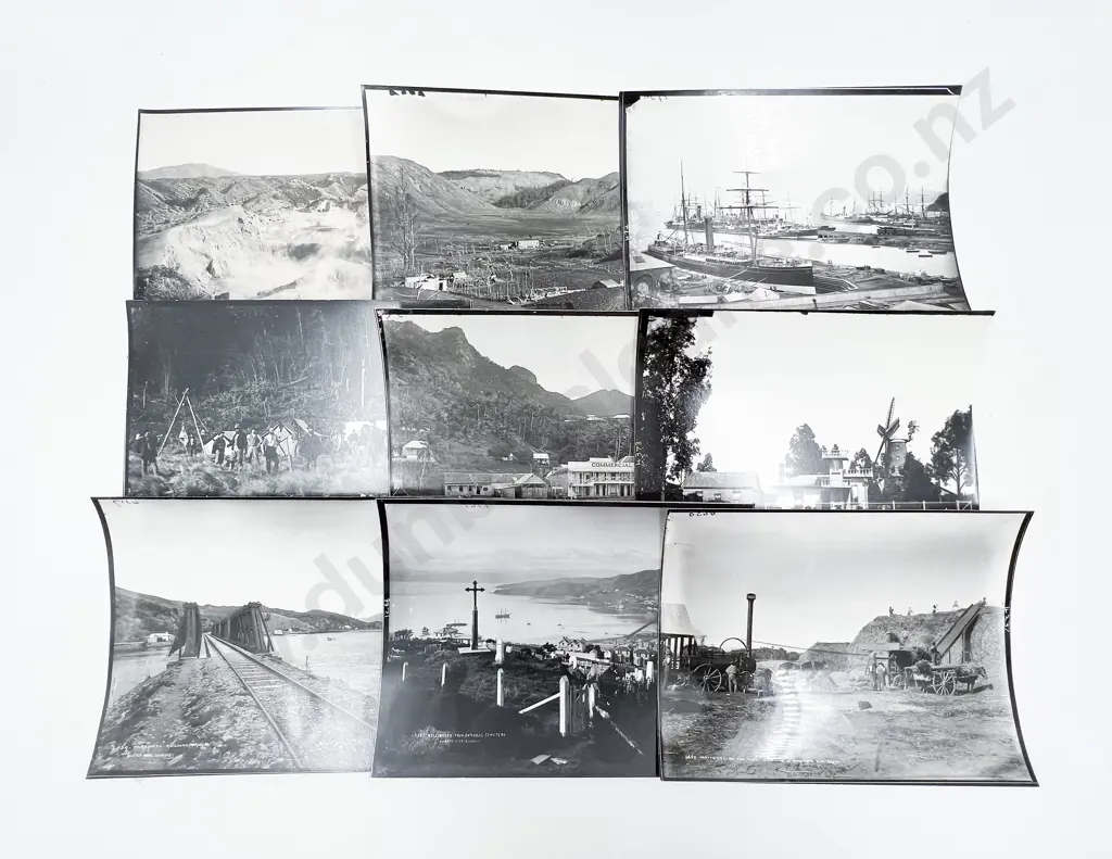 40 Burton Bros. B/W Photographic Reproduced Prints from the Dominion Museum Collection Image 1++