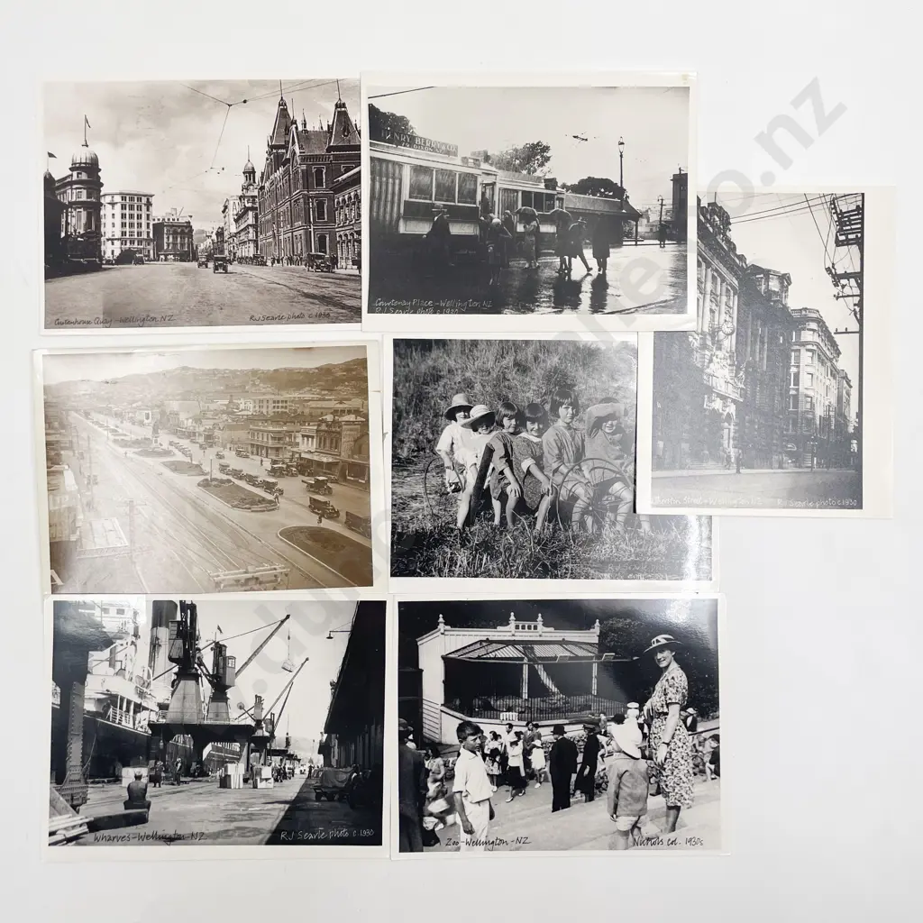 30 Various B/W Photographic Prints of Early & C1970 Wellington Image 1++