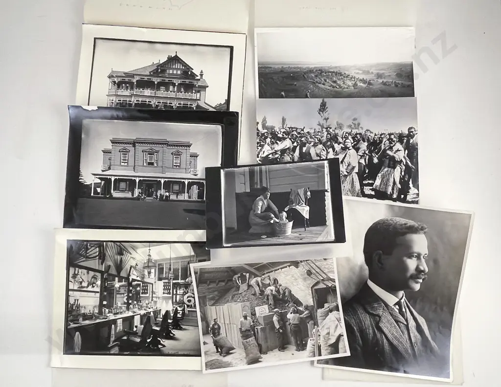 Collection B/W Colonial Architectural Maori and Various Reproduced Prints From Plates Image 1++