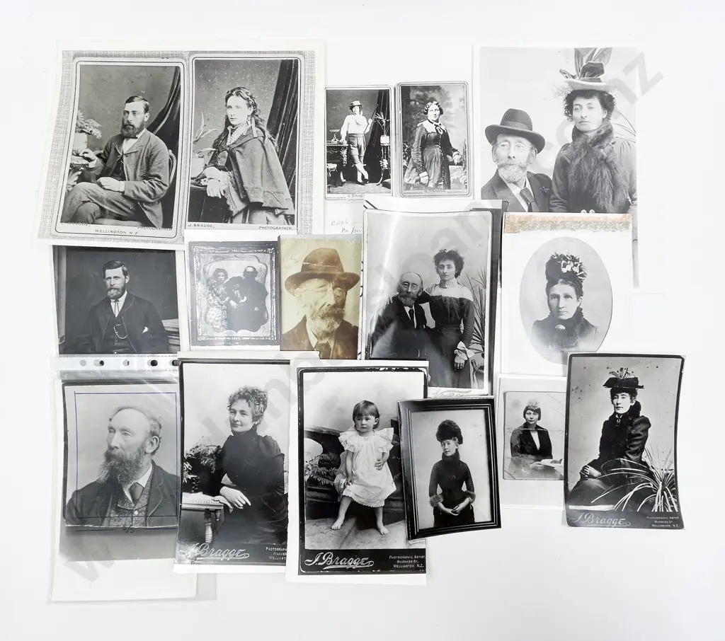 38 J. Bragge B/W Photographic Reproduced Prints of Colonial Portraits and Various Image 1++