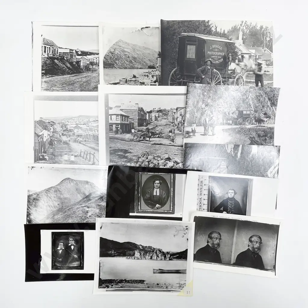 Collection 50 B/W Photographic Produced Colonial Prints incl Burton Bros Image 1++