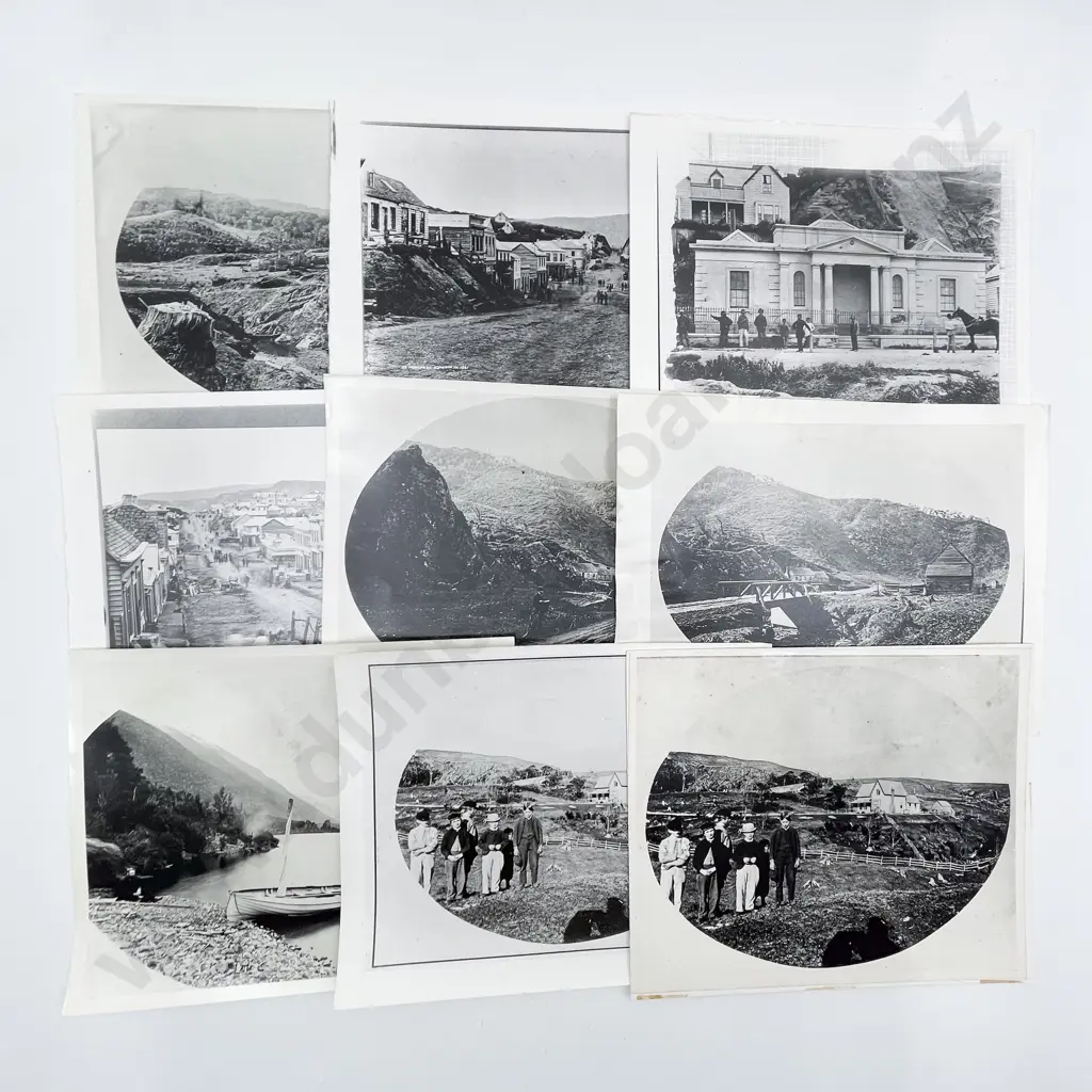 Collection 50 B/W Photographic Produced Colonial Prints incl Burton Bros Image 1++