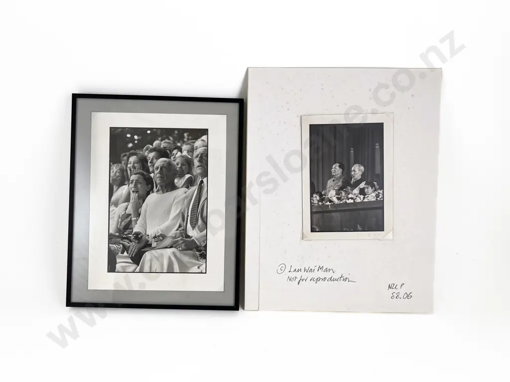 Collection of Brian Brake Material incl. correspondence prints and two mounted photos Image 1++