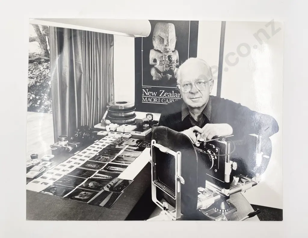 Collection of Brian Brake Material incl. correspondence prints and two mounted photos Image 1++