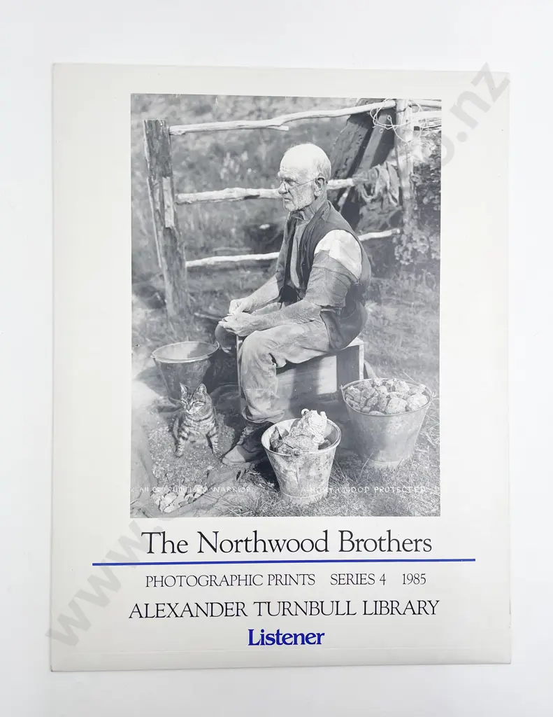 Three Folios of Alexander Turnbull Library Prints with Posters and Assorted Image 1++