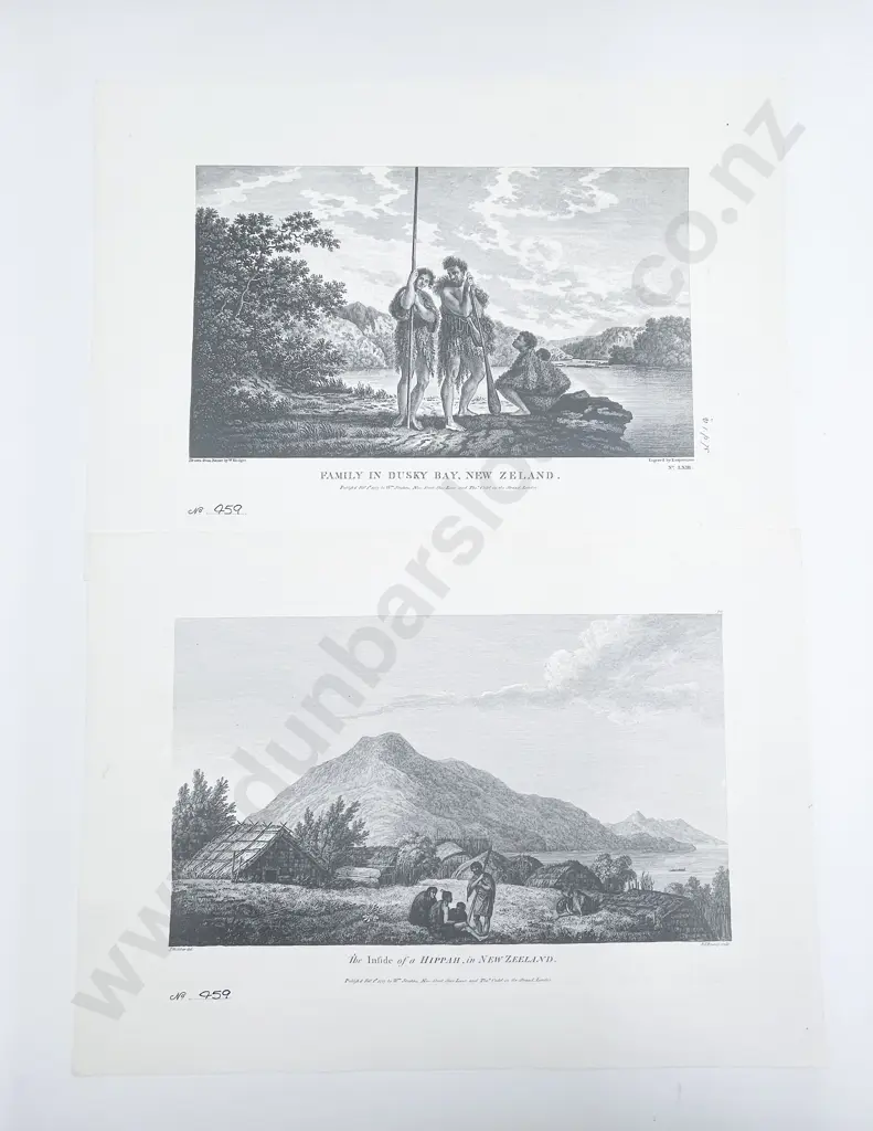 Three Folios of Alexander Turnbull Library Prints with Posters and Assorted Image 1++
