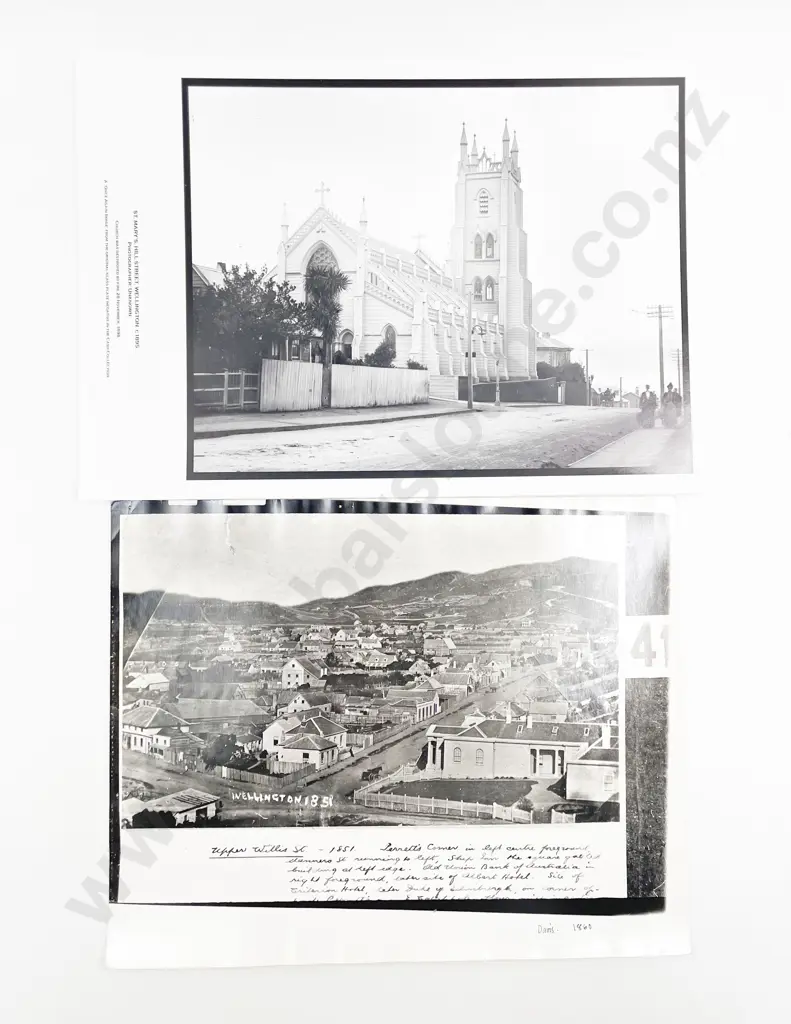 15 B/W Photographic Reproduced Prints incl Wellington Subjects and Works by Roland James Searle Image 1++