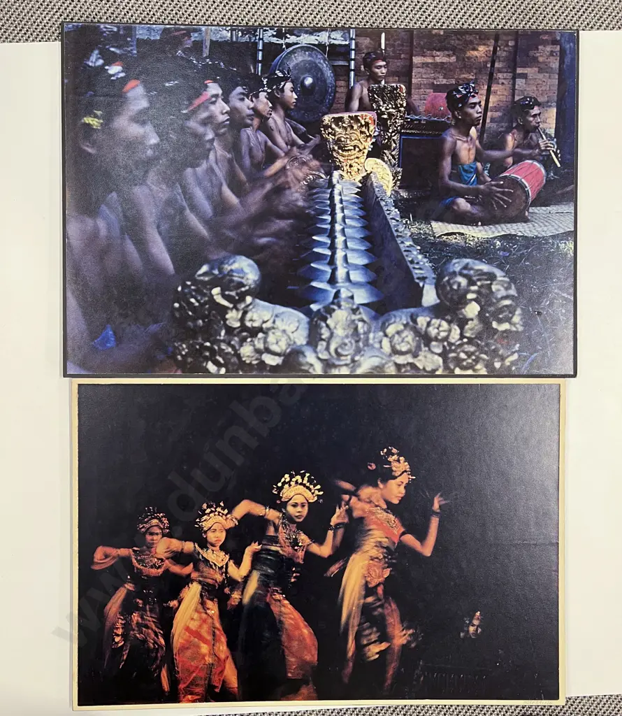 12 Haas Polychrome Photographic Prints Mounted on Board Image 1++