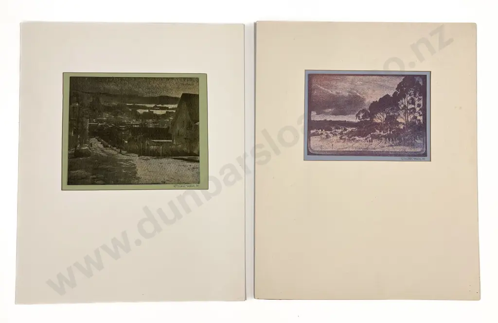 Four William Main C1981 Mounted Photographic Works Image 1++