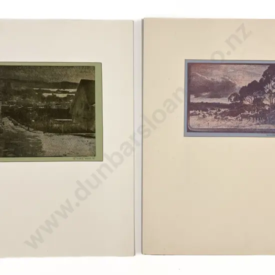 Four William Main C1981 Mounted Photographic Works