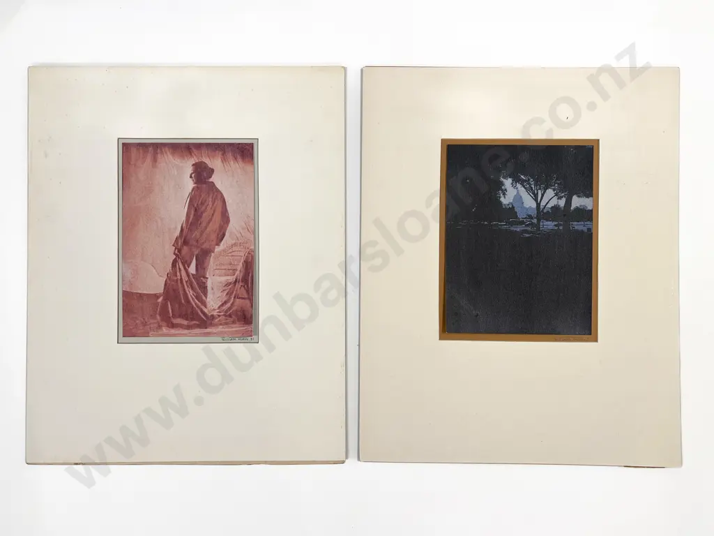 Four William Main C1981 mounted Photographic Works Image 1++