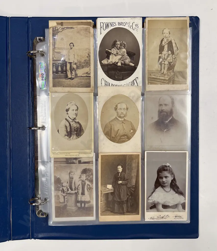 Collection of Mainly NZ Colonial Studio Portrait Photographs Image 1++