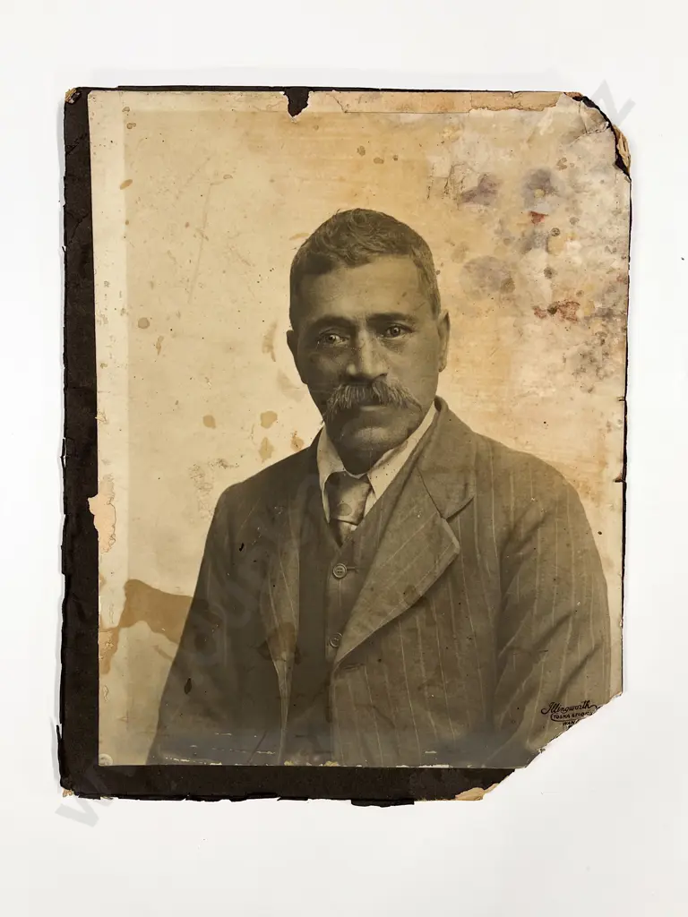 Five Late C19th Maori Studio Portrait Studies together with five large scale reproduced portraits Image 1++