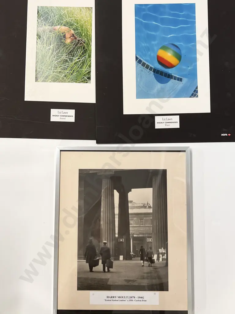 Two Framed Photographic Works by Greig Royle & Harry Moult & Two unframed by Liz Lawn Image 1++