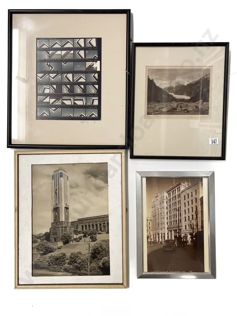 Five Assorted Framed Vintage & Contemporary Photographic Works Image 1++
