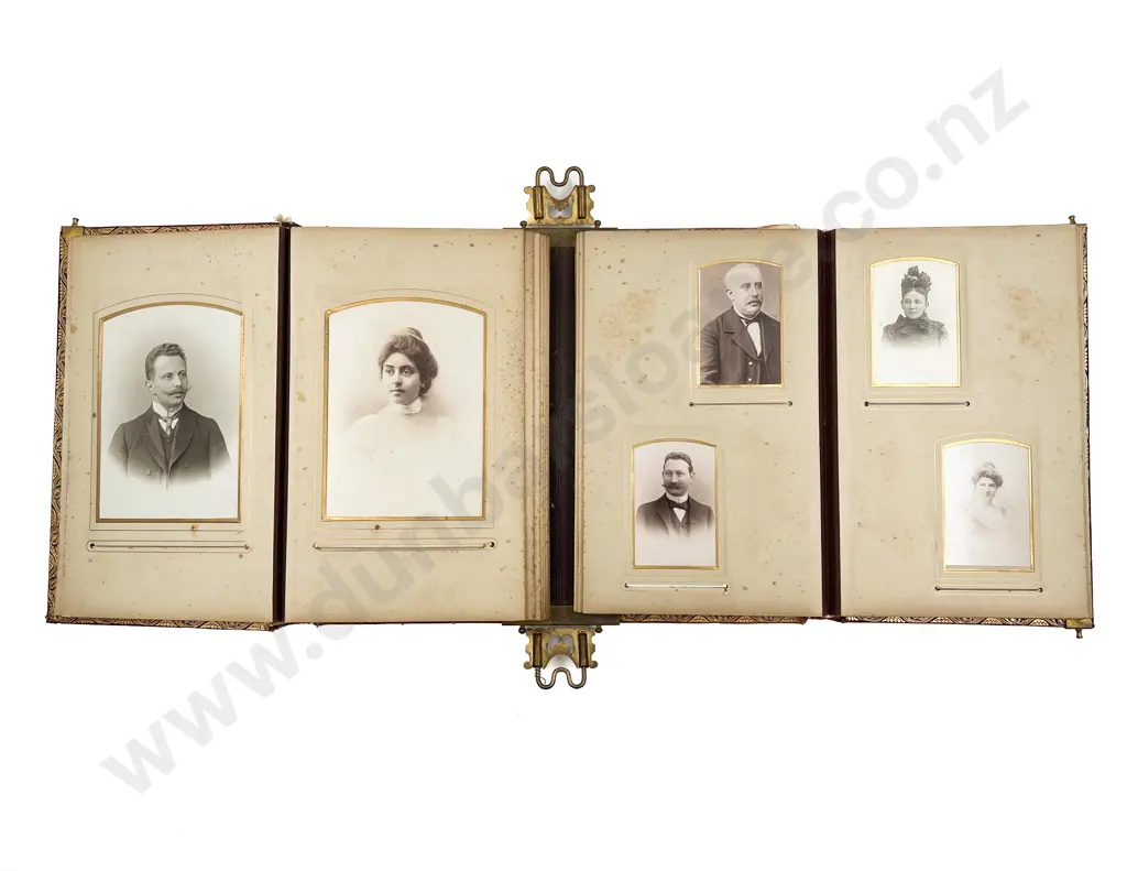 Late C19th Photo Album European Studio Portrait Photographs Image 1++