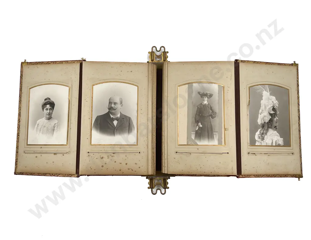 Late C19th Photo Album European Studio Portrait Photographs Image 1++
