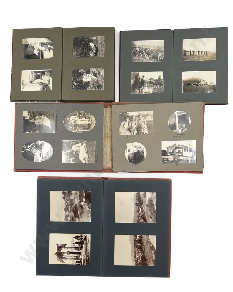 Four Various Period Snap Shot Photo Albums Image 1++