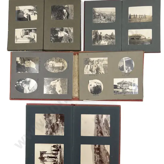 Four Various Period Snap Shot Photo Albums