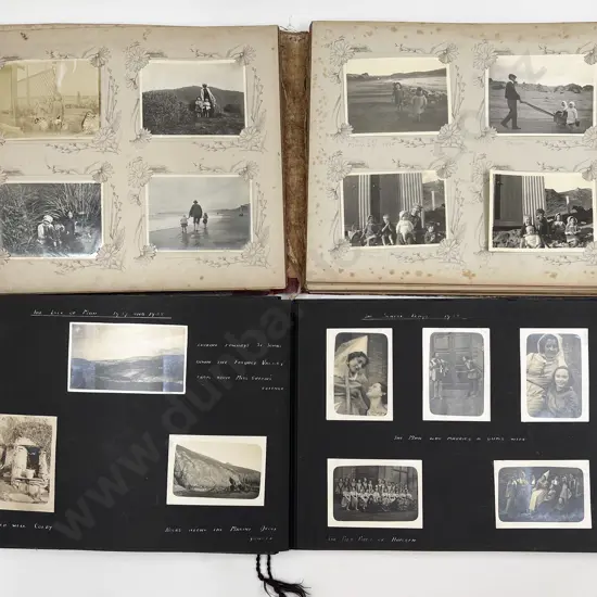 Three Various Period Snap Shot Photo Albums