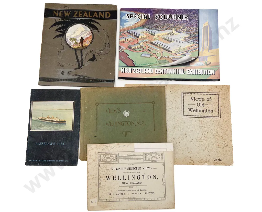 Six Vintage Souvenir Publications New Zealand Image 1++