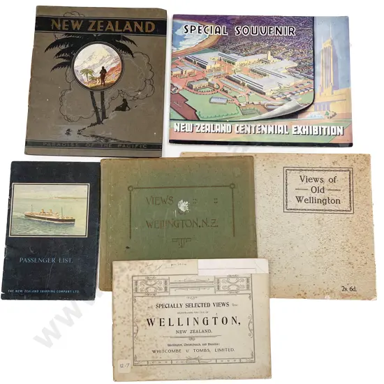 Six Vintage Souvenir Publications New Zealand