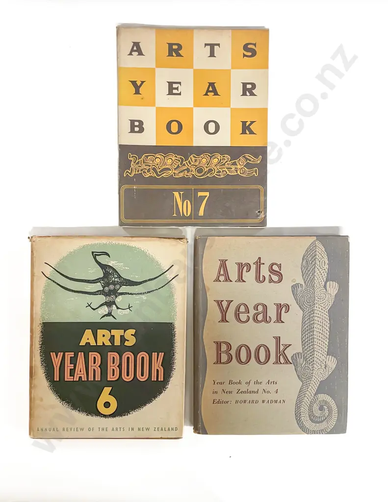 Four Art In NZ Magazines & Three Year Books Image 1++