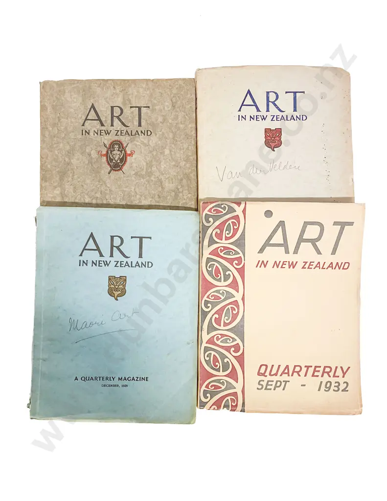 Four Art In NZ Magazines & Three Year Books Image 1++