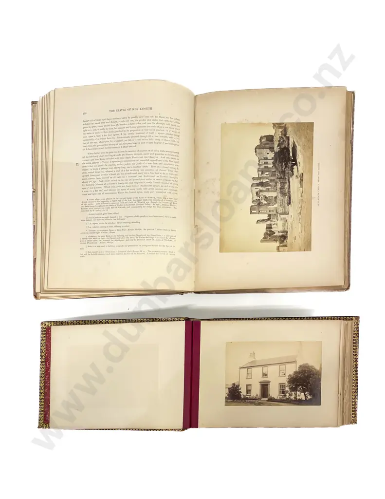 Two Antique English Photographic Albums Image 1++
