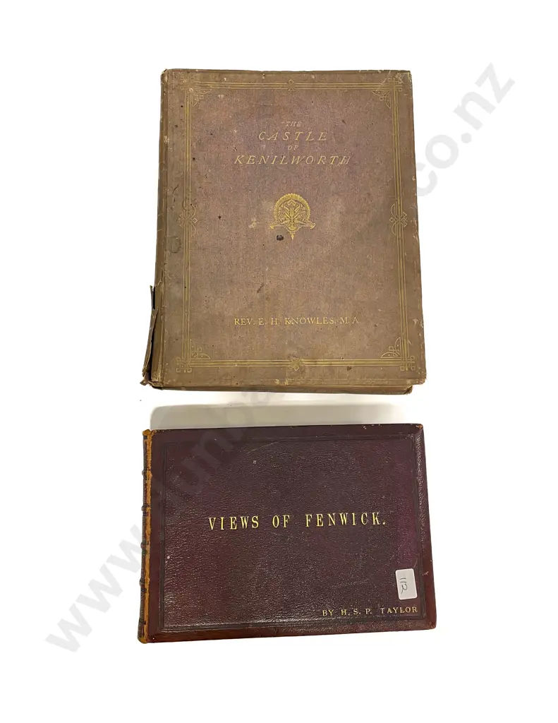 Two Antique English Photographic Albums Image 1++