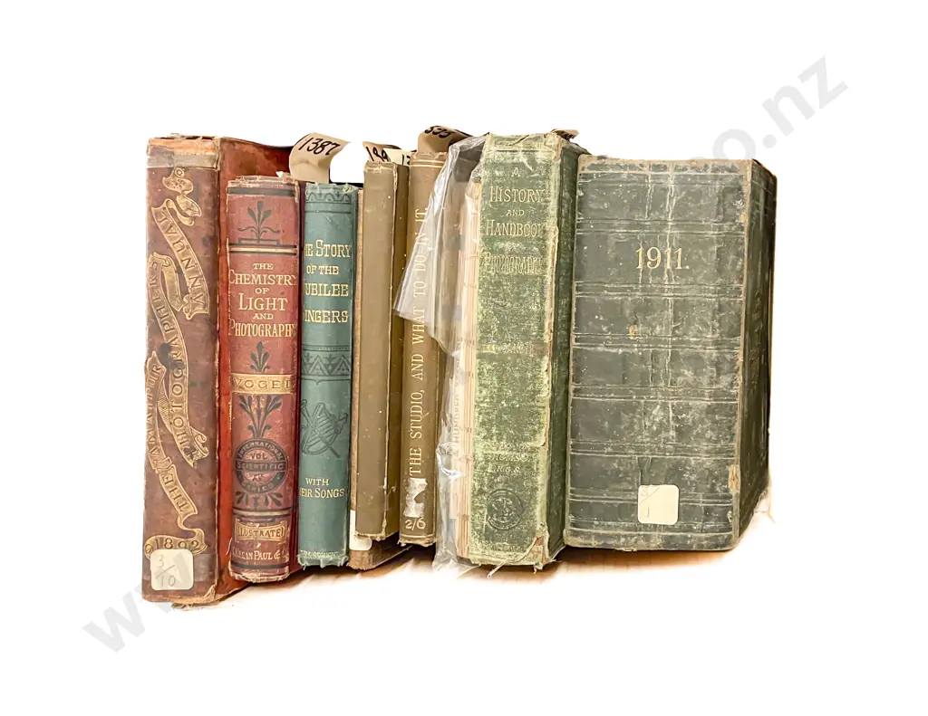 Collection of Eight Vintage Photography Books Image 1++
