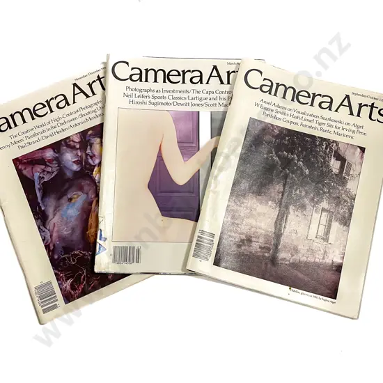 Small Quantity Camera Arts Magazines & Various Booklets