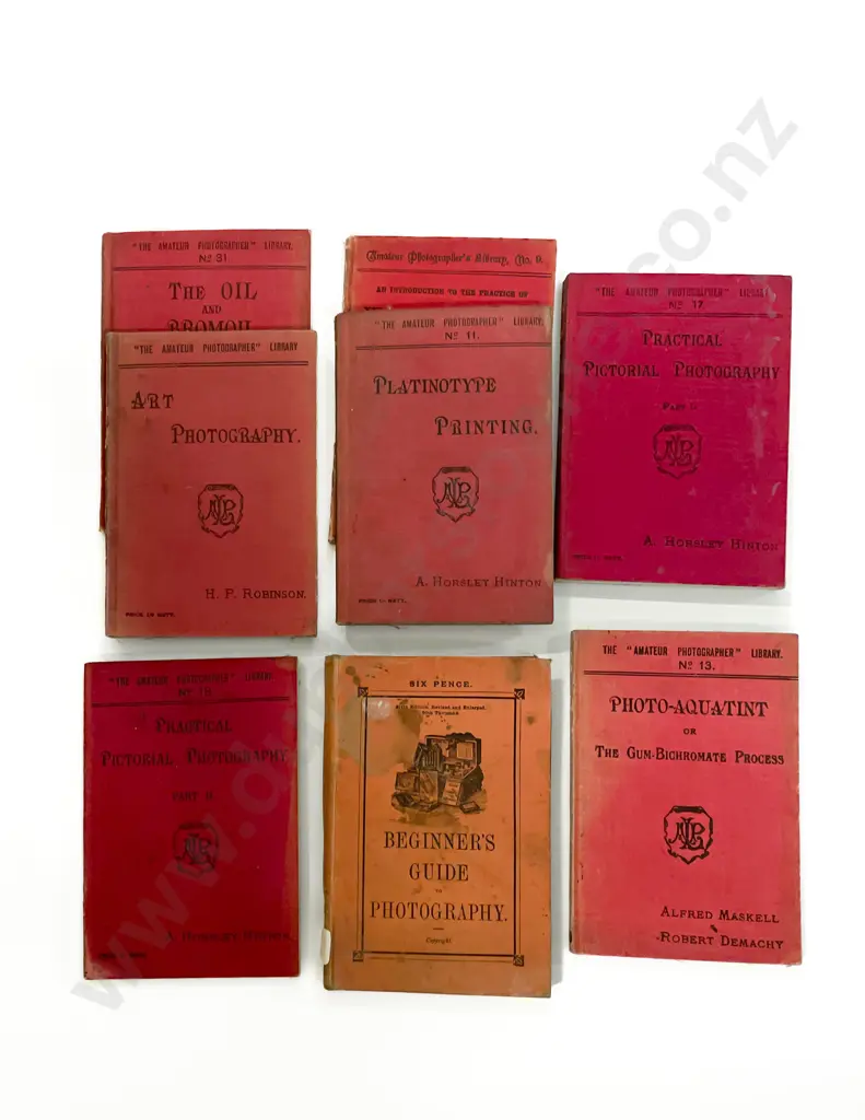 Eight Vintage Practical Pictorial Photography Books Image 1++