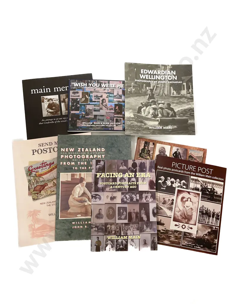 Eight William Main Postcard and Photography Publications Image 1++