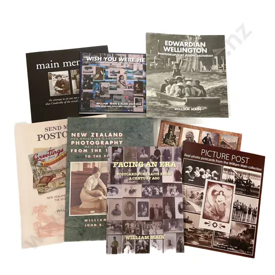 Eight William Main Postcard and Photography Publications
