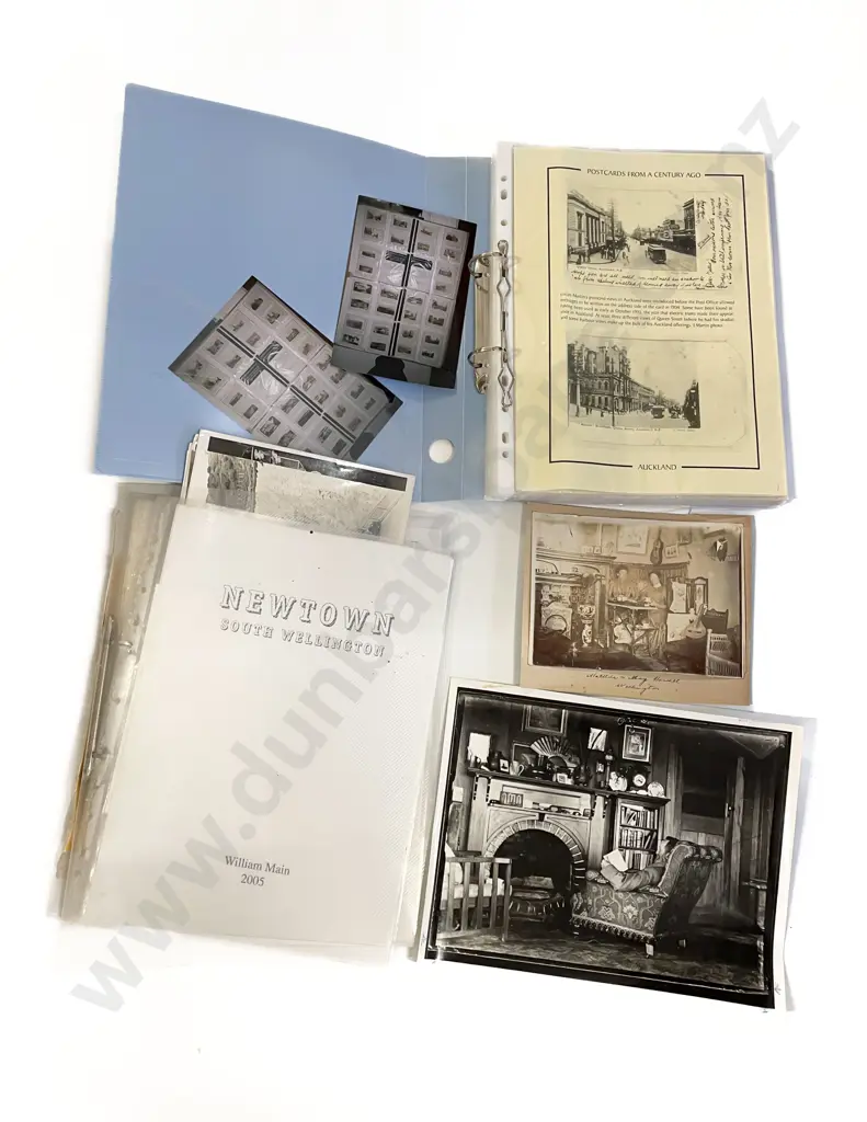 Six William Main Publications together with Draft Newtown South Wellington Folder Image 1++