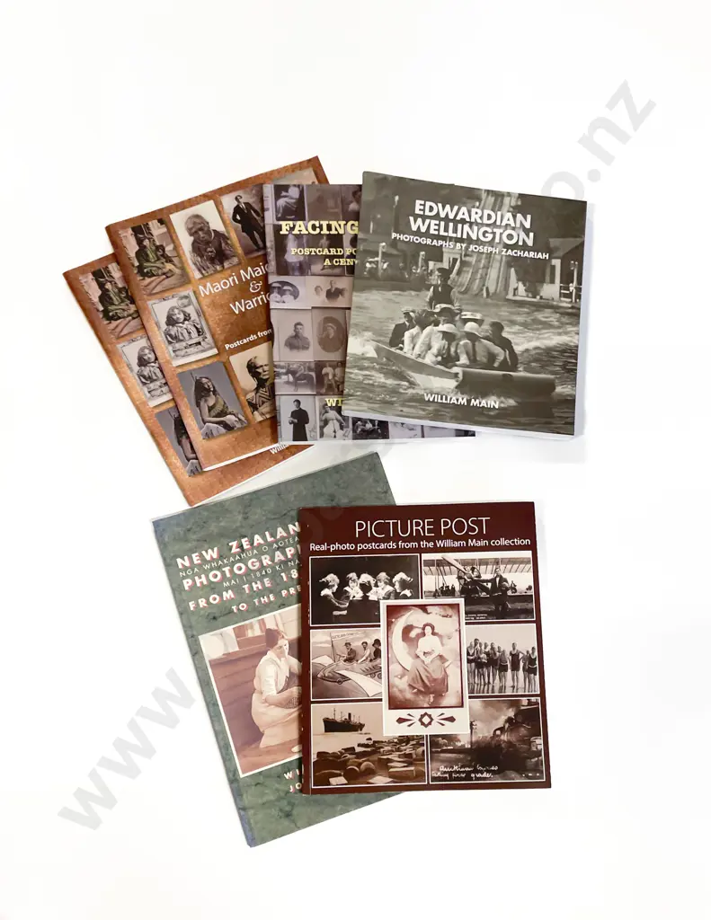 Six William Main Publications together with Draft Newtown South Wellington Folder Image 1++