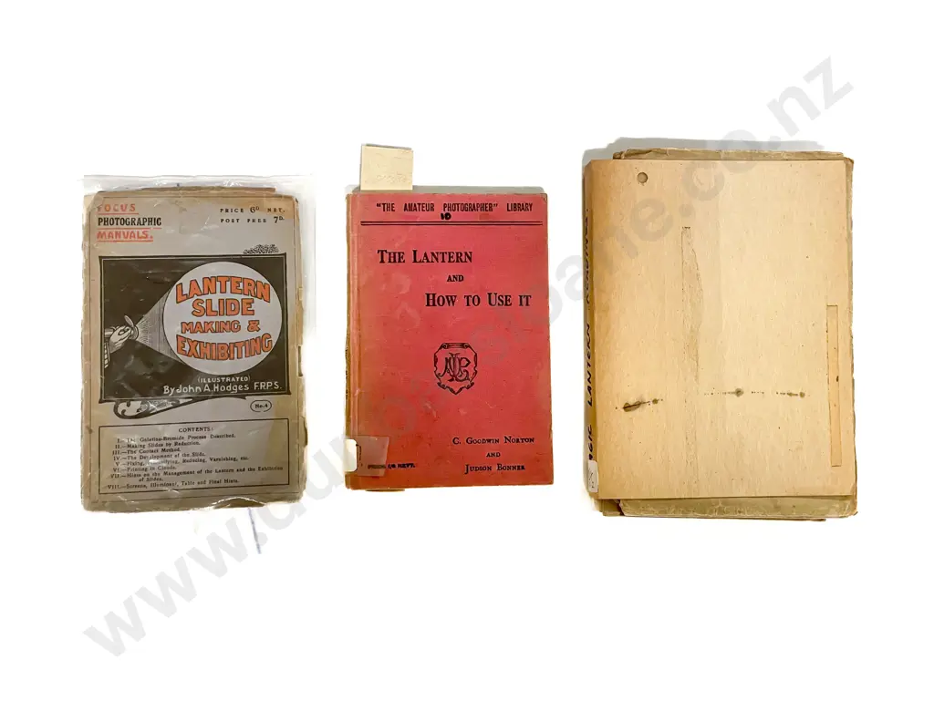 Collection of Vintage Works Pertaining to Magic Lanterns Image 1++