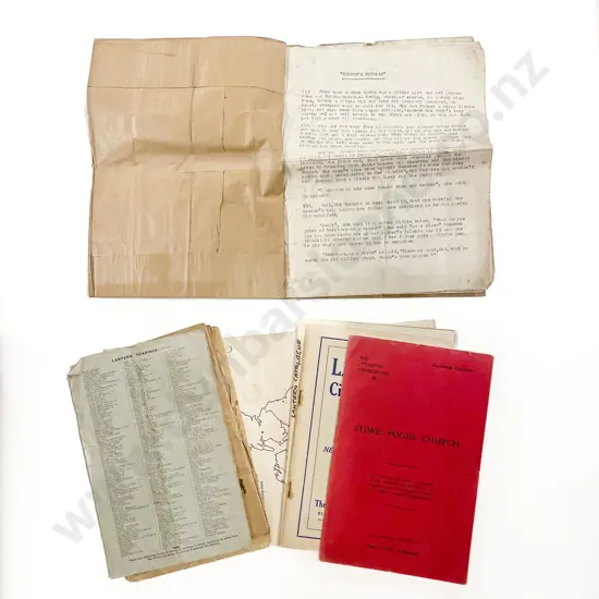 Collection of Vintage Works Pertaining to Magic Lanterns