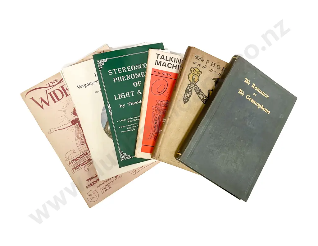 Collection of Works Pertaining to Gramophones and Other Vintage Amusements Image 1++
